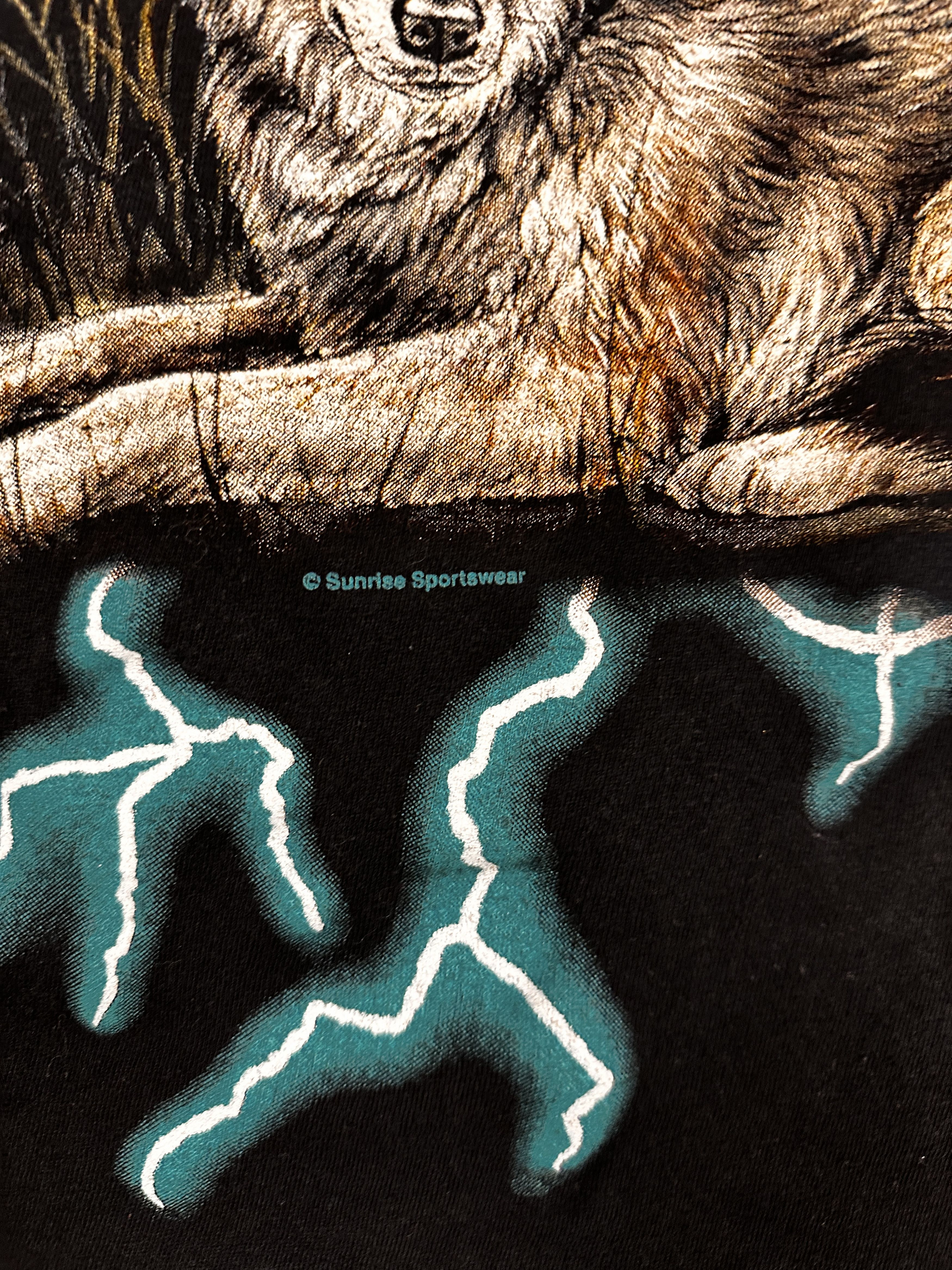 Other Vintage USA Thunder Lightning Native Wolf AOP T-Shirt XXL Size US XXL / EU 58 / 5 - 5 Thumbnail