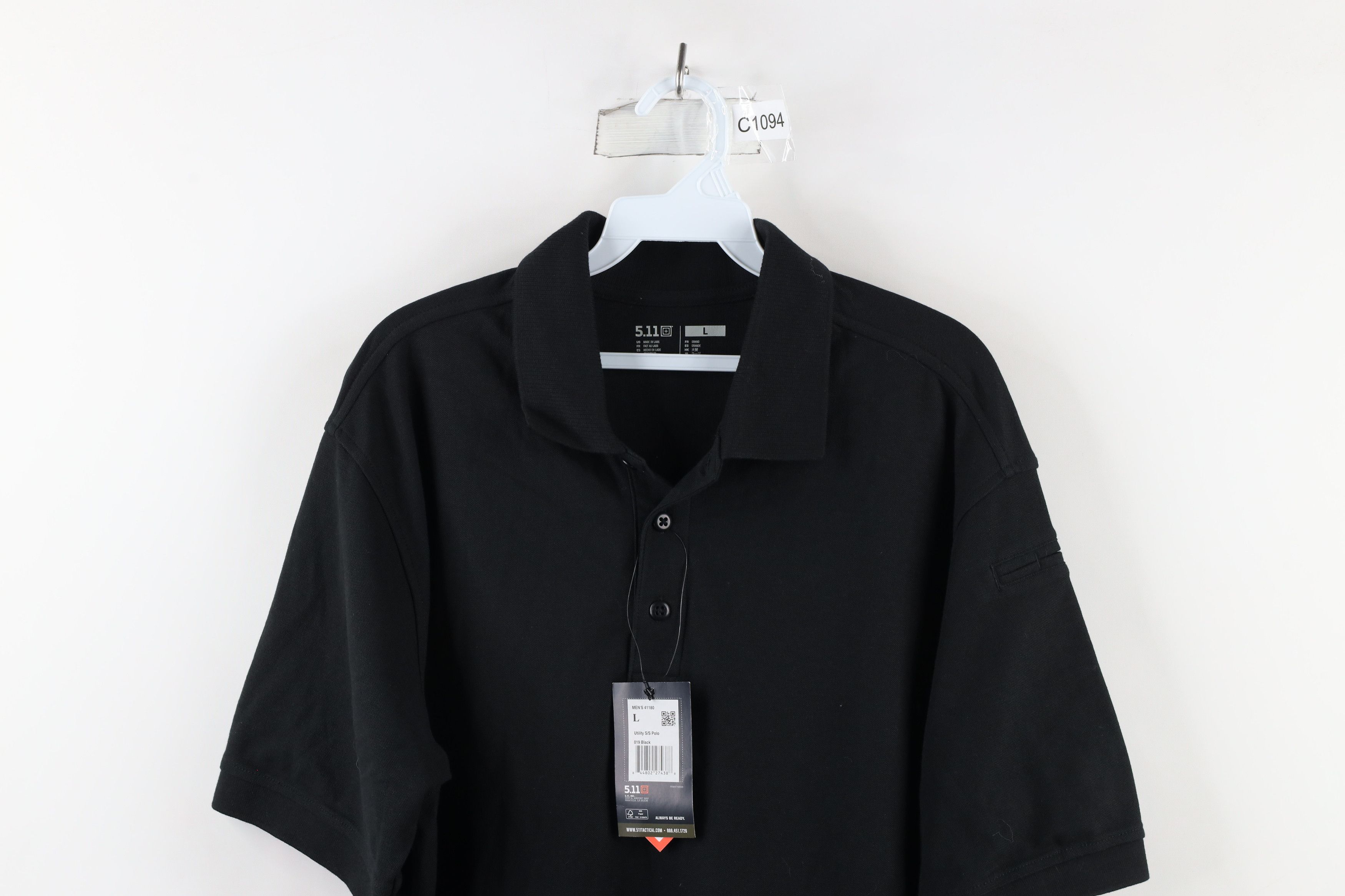 Vintage New 5.11 Tactical Series Uniform Short Sleeve Polo Black Size US L / EU 52-54 / 3 - 2 Thumbnail