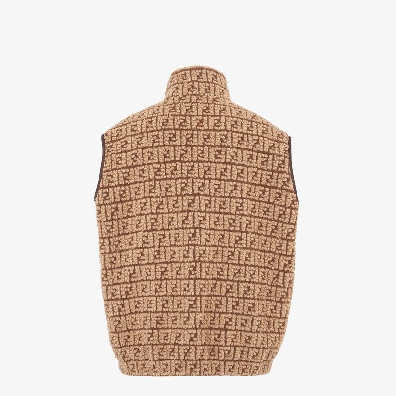 Fendi o1loc1c1225 FT0060 Vest in Brown Size US M / EU 48-50 / 2 - 2 Thumbnail