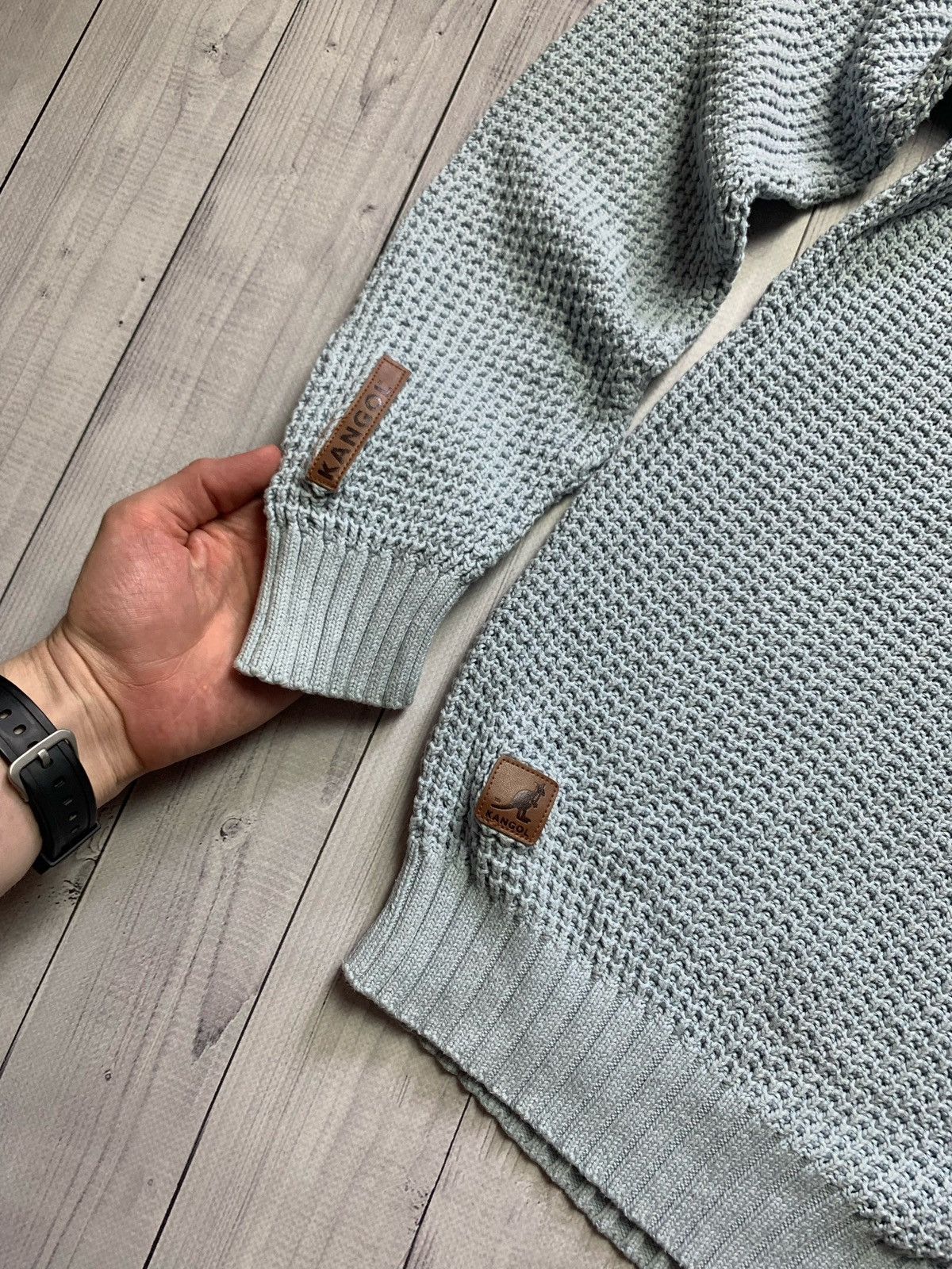 Kangol × Vintage Kangol vintage knitted sweater blue Size S Size US S / EU 44-46 / 1 - 2 Thumbnail