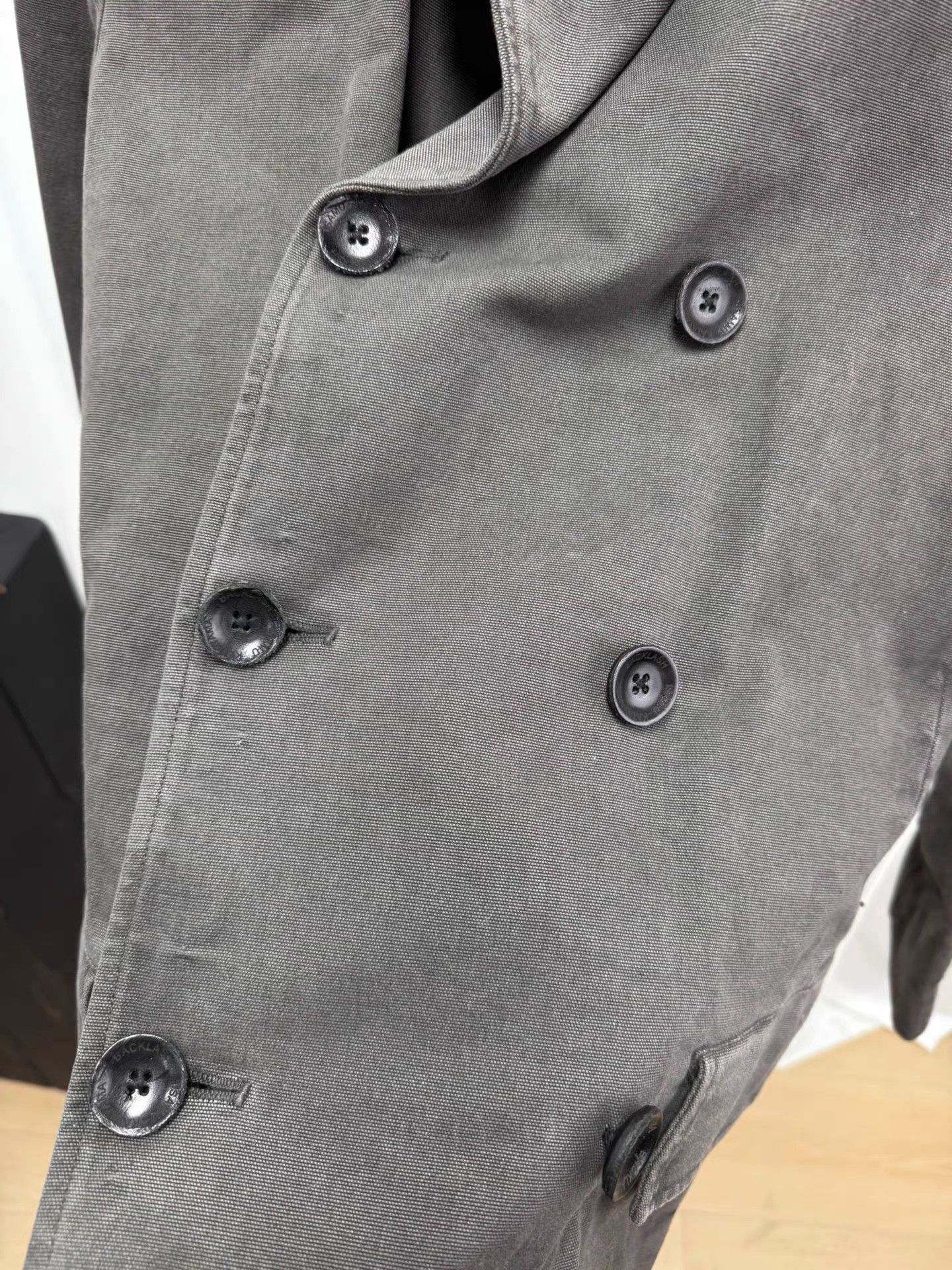 Isamu Katayama Backlash Backlash Panel Leather Washed Jacket K20 Size US S / EU 44-46 / 1 - 6 Thumbnail