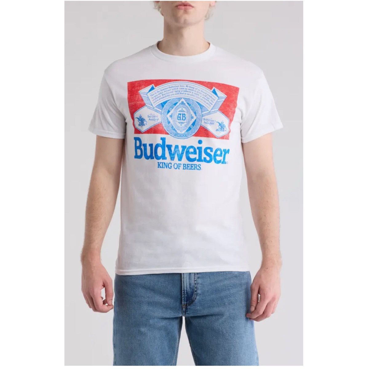 Budweiser Budweiser Brew City White Graphic T-Shirt, M Size US M / EU 48-50 / 2 - 1 Thumbnail