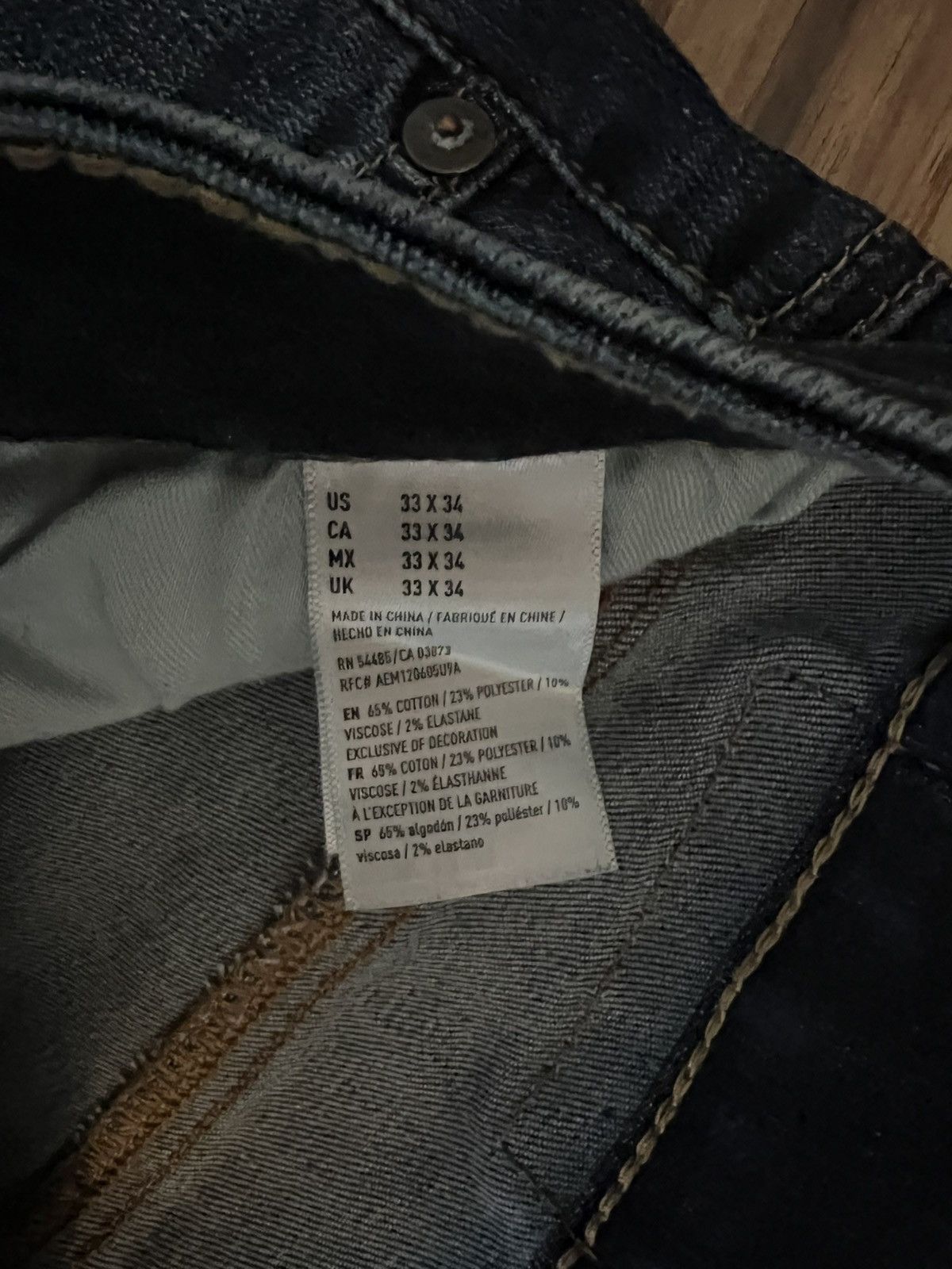 American Eagle Outfitters American eagle stretch fit jeans Size US 34 / EU 50 - 3 Thumbnail