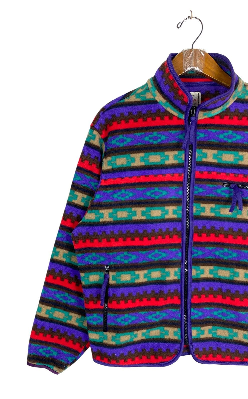 Japanese Brand Rare‼️ Sun Valley Full-Zip Aztec Fleece Size US S / EU 44-46 / 1 - 2 Thumbnail