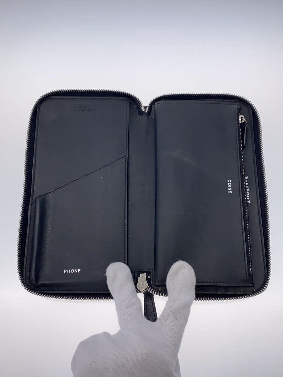 Fendi Fendi Bug Eye Leather Long Wallet Black Size ONE SIZE - 4 Thumbnail