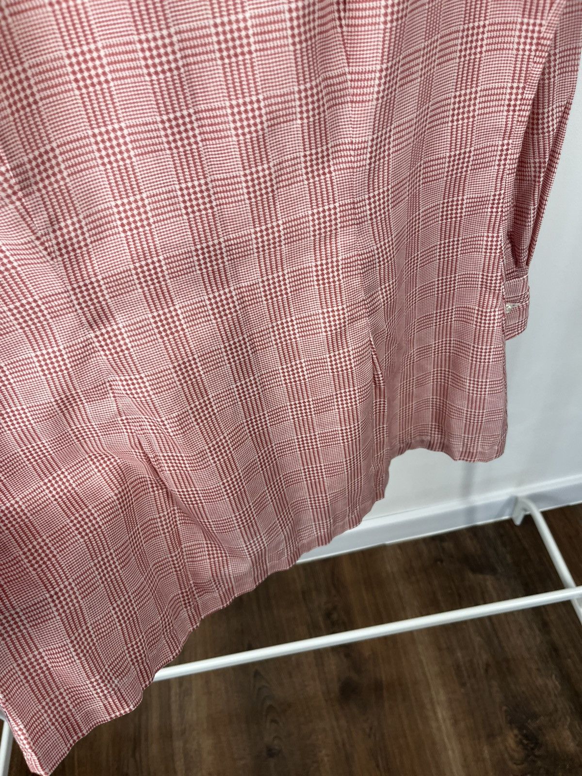 Lanvin Lanvin Women’s Red Checkered Shirt Size 38 France Size S / US 4 / IT 40 - 13 Thumbnail
