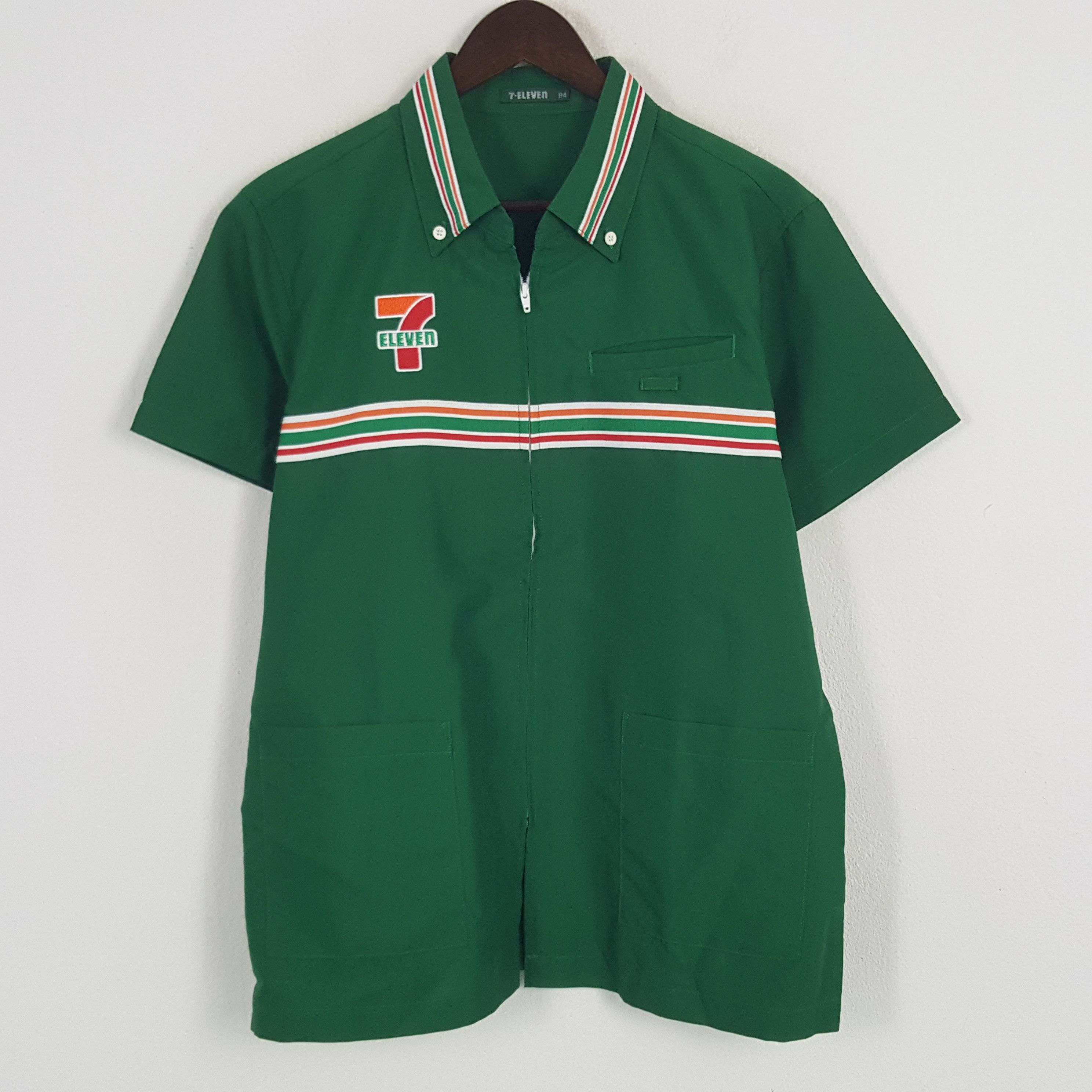 Japanese Brand × Vintage Vintage 7 Eleven Embroidery Logo Uniform Jacket Size US L / EU 52-54 / 3 - 3 Thumbnail