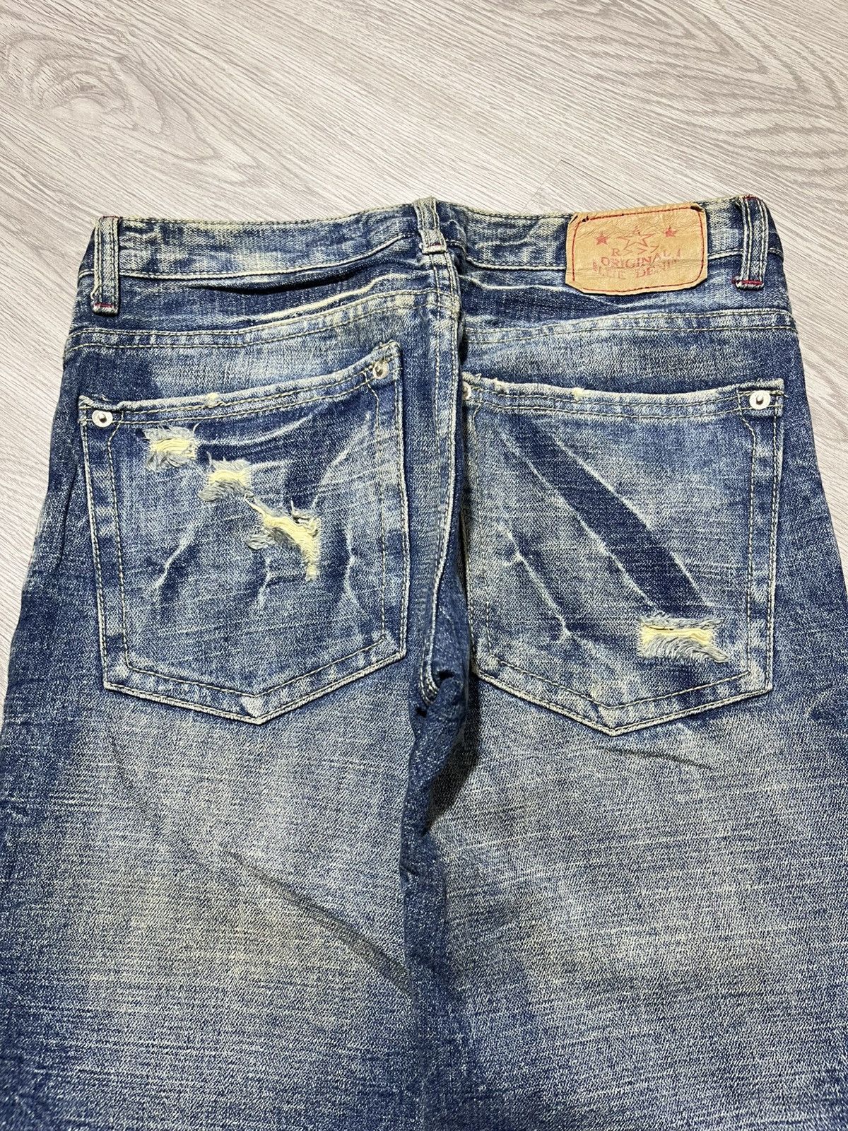 If Six Was Nine 2000s Star R Distressed Ripped Lgb Punk Style Pants Jeans Size US 28 / EU 44 - 12 Thumbnail