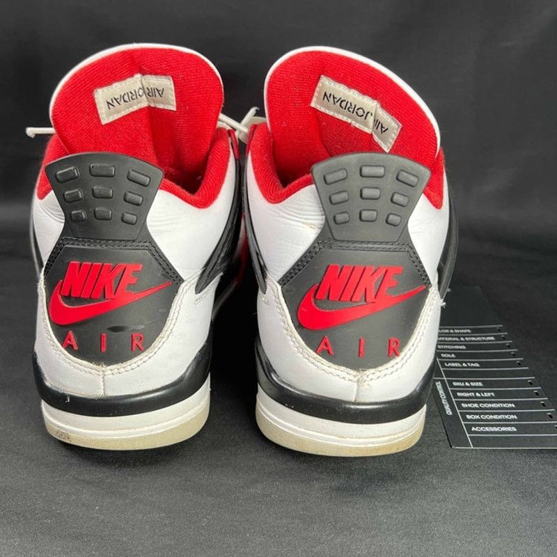 Jordan Brand × Nike Size 8 Nike Air Jordan 4 Retro OG Fire Red 2020 Men's Shoes Size US 8 / EU 41 - 5 Thumbnail