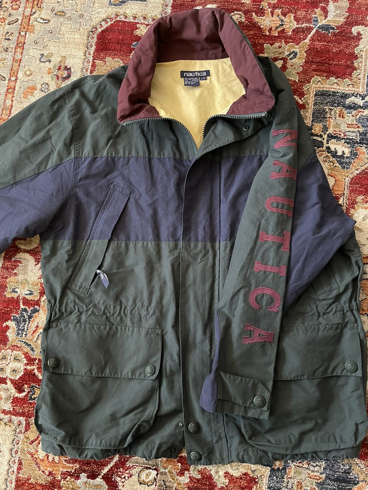 Nautica Vintage Nautica Jacket 90s Size US L / EU 52-54 / 3 - 1 Thumbnail