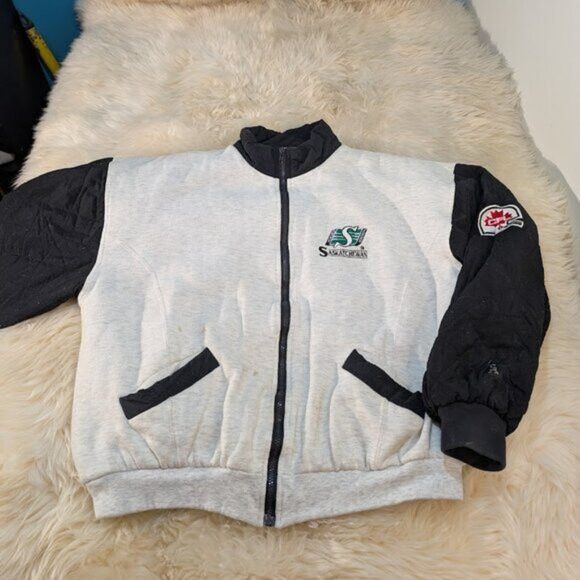Other CFL Saskatchewan Roughriders Bomber Jacket Size Large Size US L / EU 52-54 / 3 - 2 Thumbnail