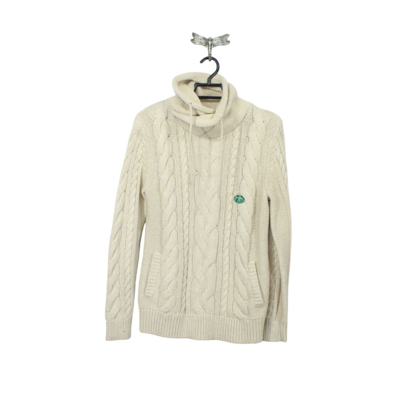L.L. Bean LL Bean Women's Double L Mixed Cable Sweater Funnelneck Size S / US 4 / IT 40 - 1 Thumbnail