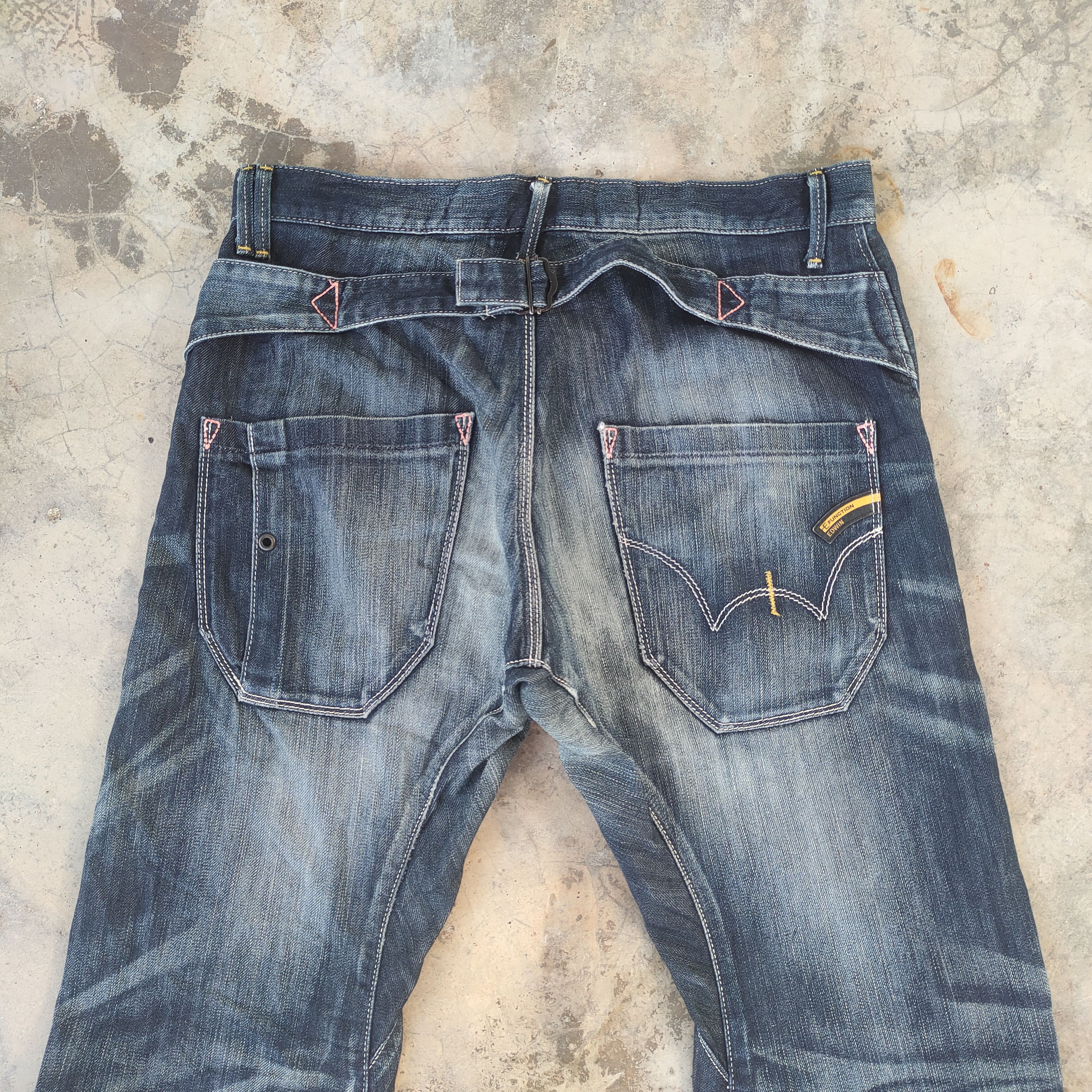 Edwin W32 VINTAGE EDWIN FADED DISTRESSED JEAN DENIM PANTS Size US 32 / EU 48 - 9 Thumbnail