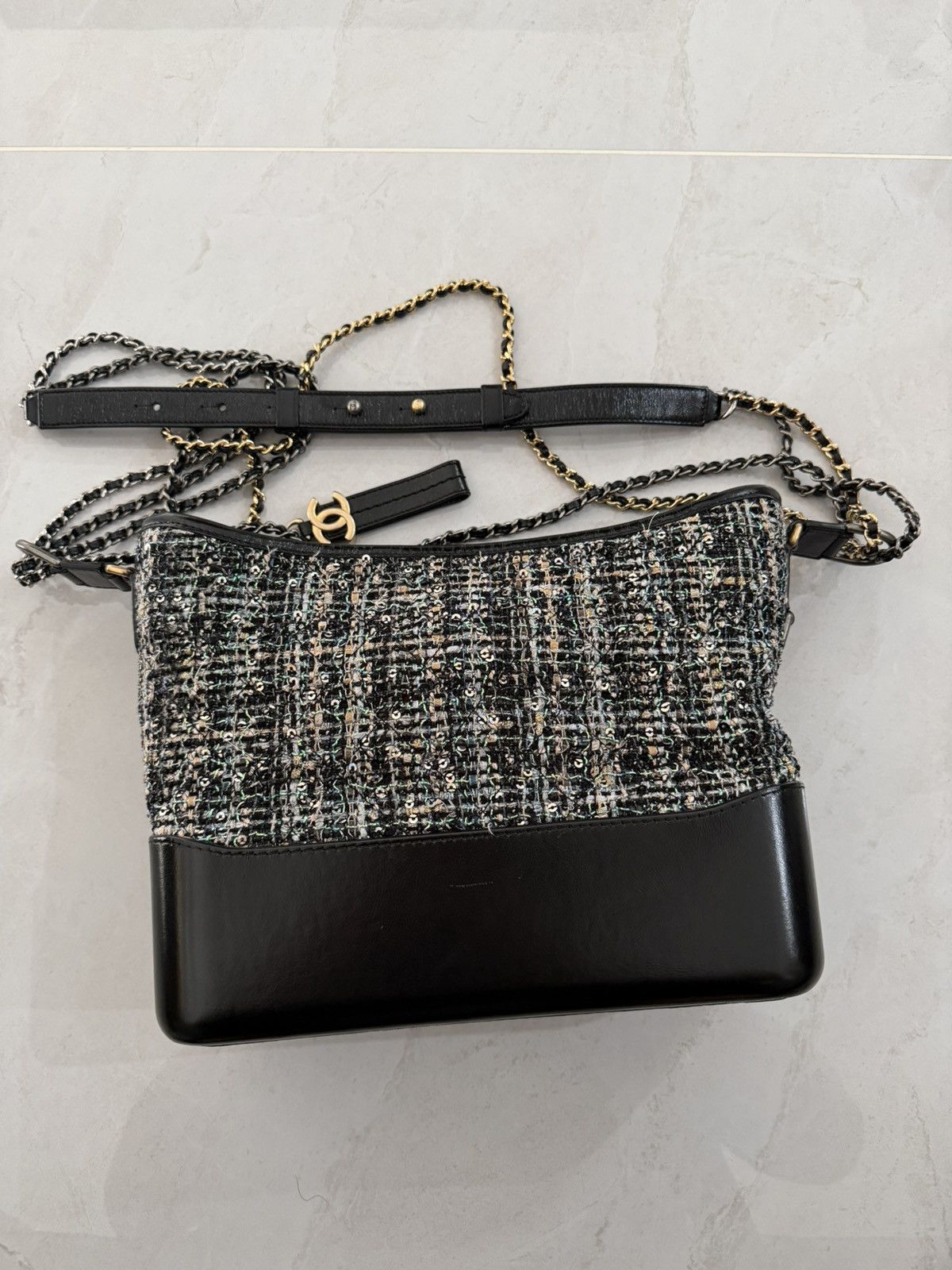 Chanel Chanel Gabrielle Medium Hobo Quilted Bag Sequins Size ONE SIZE - 2 Thumbnail