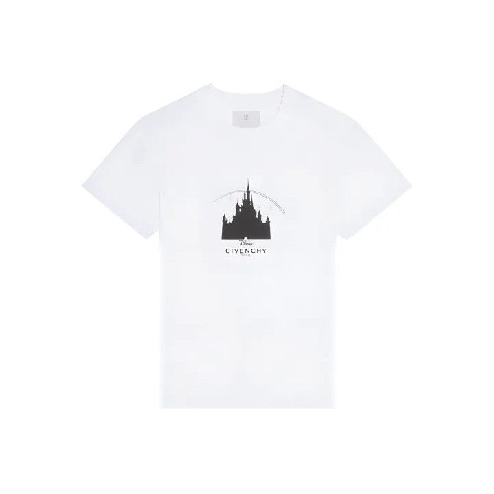 Givenchy Givenchy x Disney Castle Print Slim Short-Sleeve T-Shirt Size US M / EU 48-50 / 2 - 1 Thumbnail