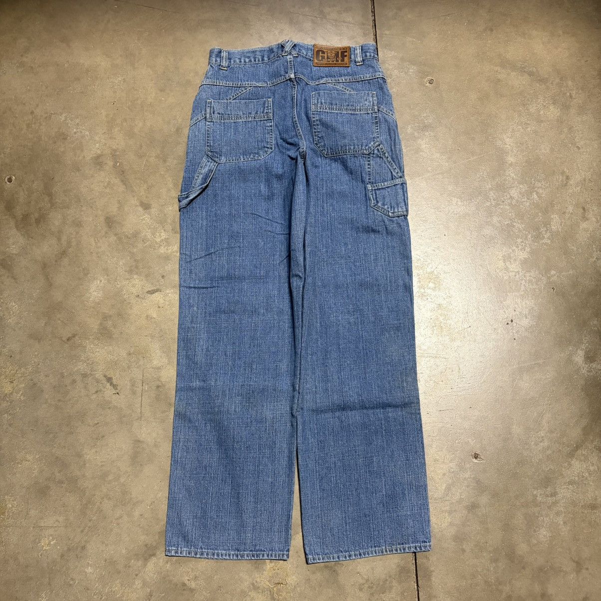 Southpole Vintage Y2K GiveMeFace GMF Baggy Denim Jeans Skater Wide Leg Size US 34 / EU 50 - 9 Thumbnail