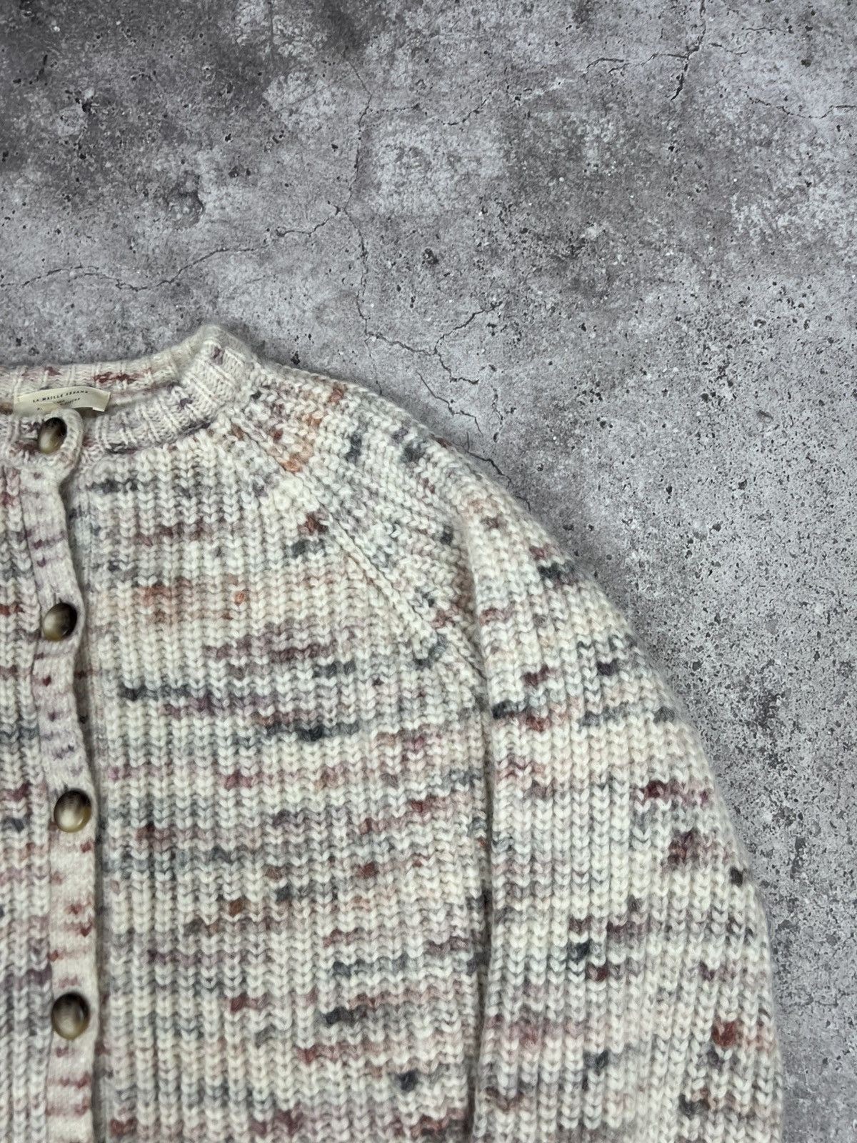 Sezane Sezane Alpaca Cardigan Sweater Beige Size L / US 10 / IT 46 - 6 Thumbnail