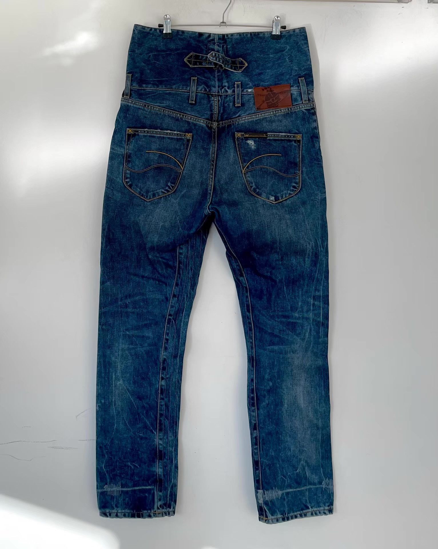 Vivienne Westwood Vivienne Westwood High-Waist Two-Wear Jeans。Ｑ21 Size US 34 / EU 50 - 2 Thumbnail