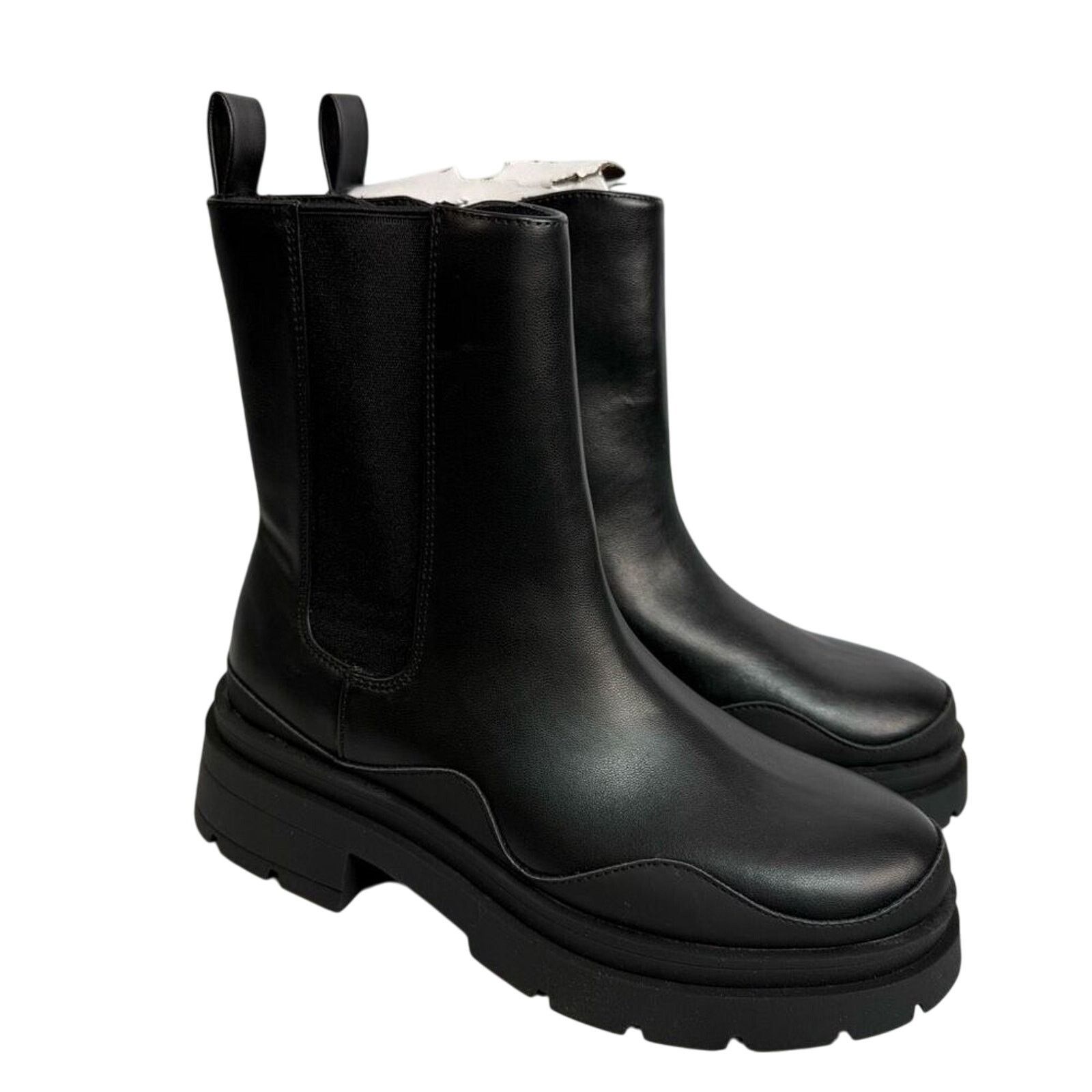 Wild Bunch Wild Pair Women's Combat Boots sz 7.5 Pull On NEW #M137 Size US 7.5 / IT 37.5 - 6 Thumbnail