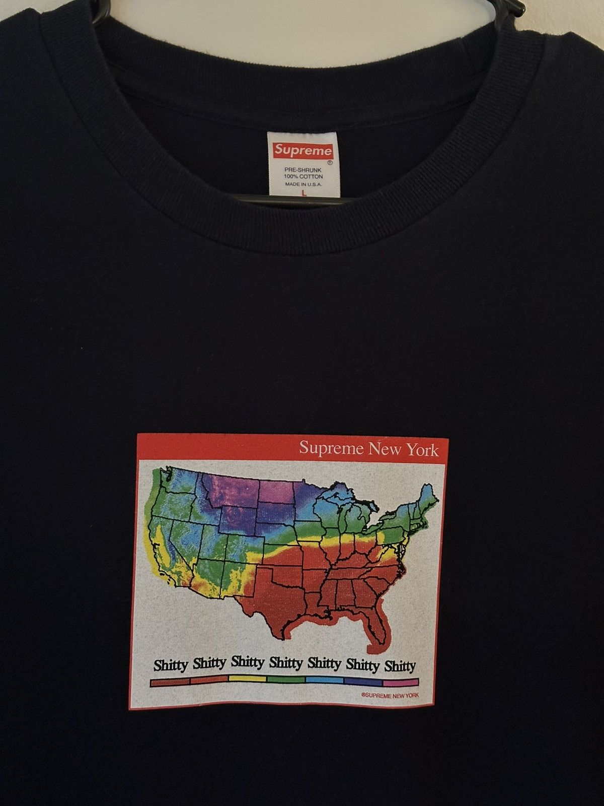 Supreme Supreme Weather Tee Size US L / EU 52-54 / 3 - 2 Thumbnail