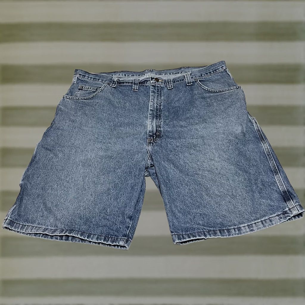 Wrangler Wrangler Shorts Mens 46 Blue Denim Carpenter Utility Workwear Casual Men Size US 30 / EU 46 - 1 Thumbnail