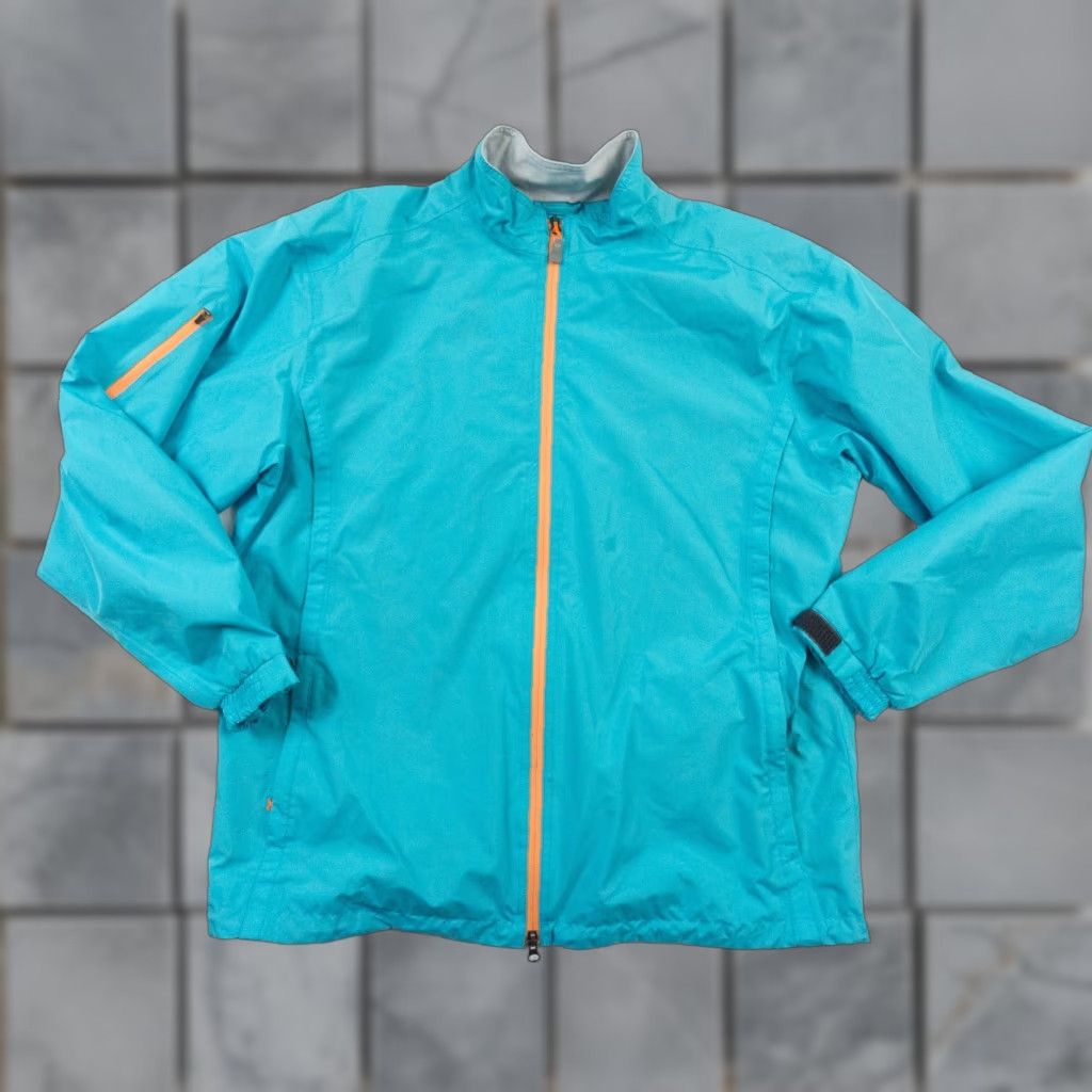 Peter Millar Peter Millar Jacket Mens XL Blue Windbreaker Full Zip Outdoor Water Resistant Windbreaker Regular Fit Size US XL / EU 56 / 4 - 1 Thumbnail