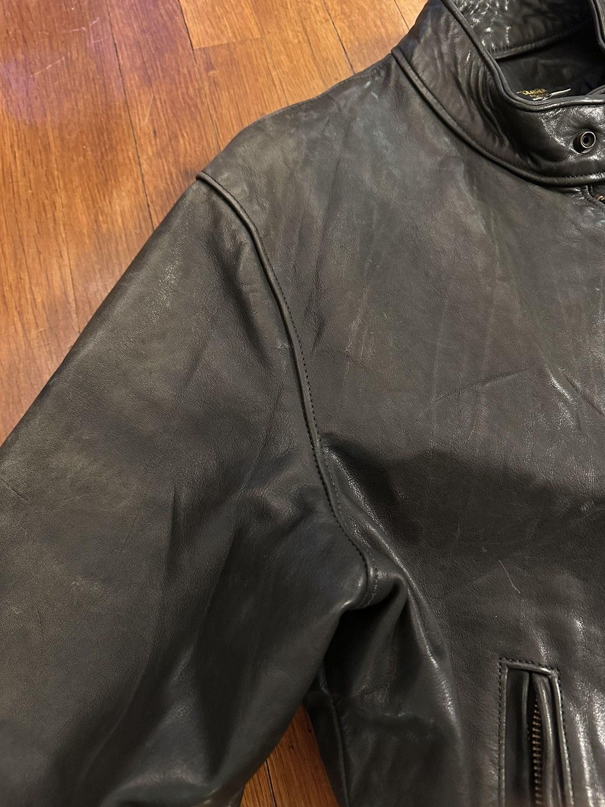 Other Vintage Champlain Leather Moto Racing Jacket Size US L / EU 52-54 / 3 - 2 Thumbnail