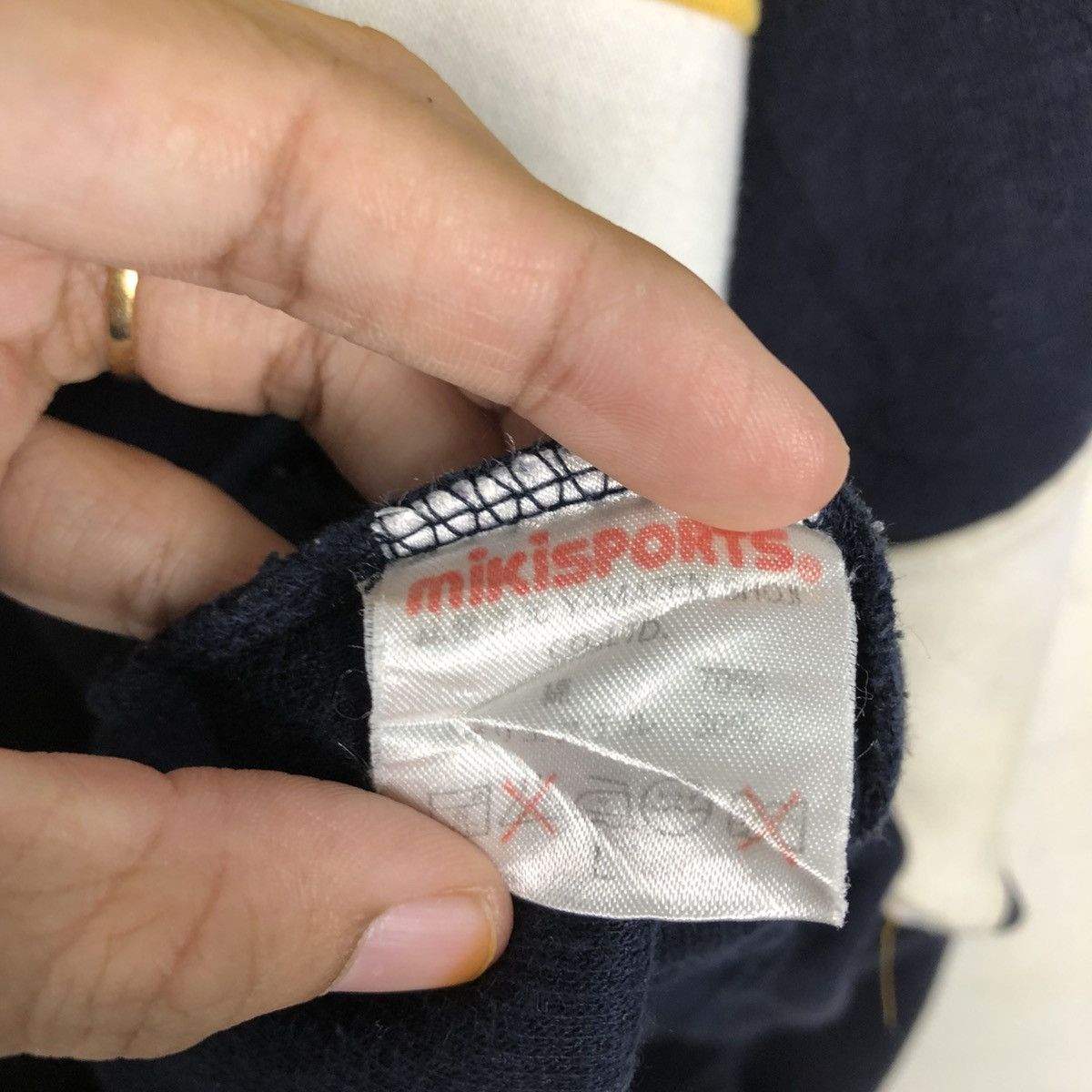 Japanese Brand 📌Half Zipper Sweatshirt Miki Sports Big Logo Size US L / EU 52-54 / 3 - 19 Thumbnail