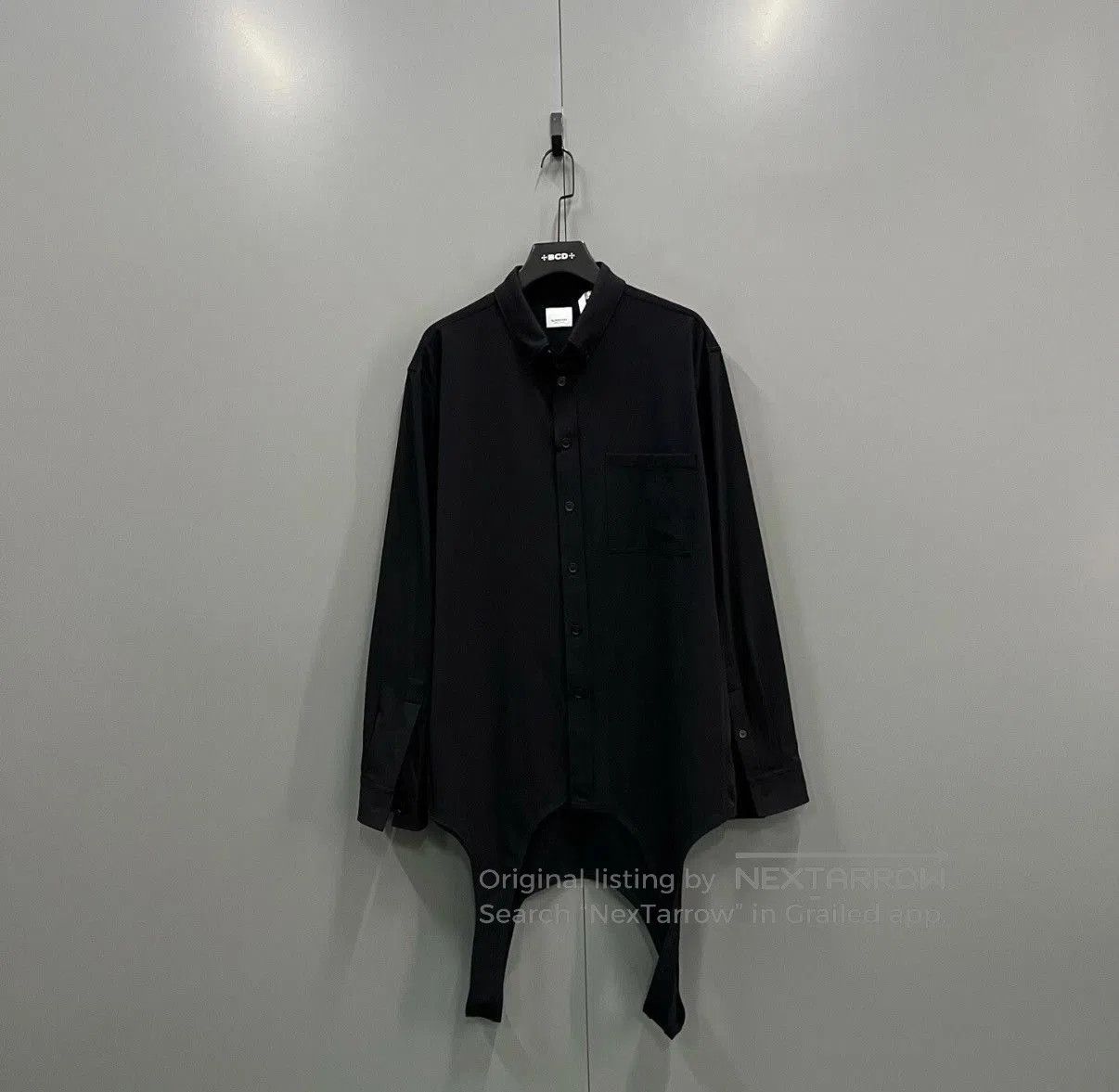 Burberry Black Long-Sleeve Button-Up Shirt. Size US XXL / EU 58 / 5 - 1 Thumbnail
