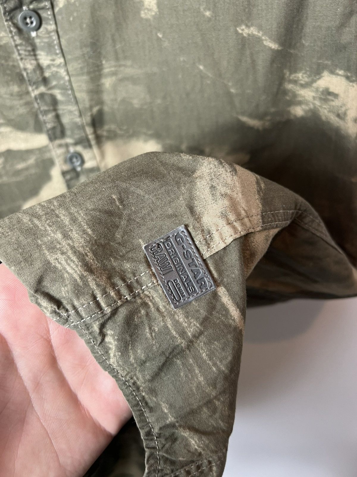 G-Star Vintage streetwear G Star Raw Cargo Line Camouflage shirt Size US M / EU 48-50 / 2 - 5 Thumbnail