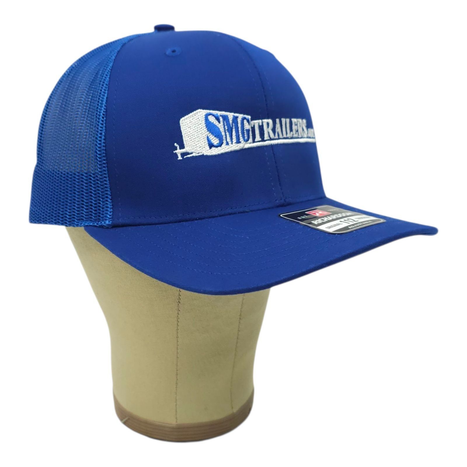 Richardson SMG Trailers Mesh Snapback Cap Trucker Embroidered Logo Size ONE SIZE - 3 Thumbnail