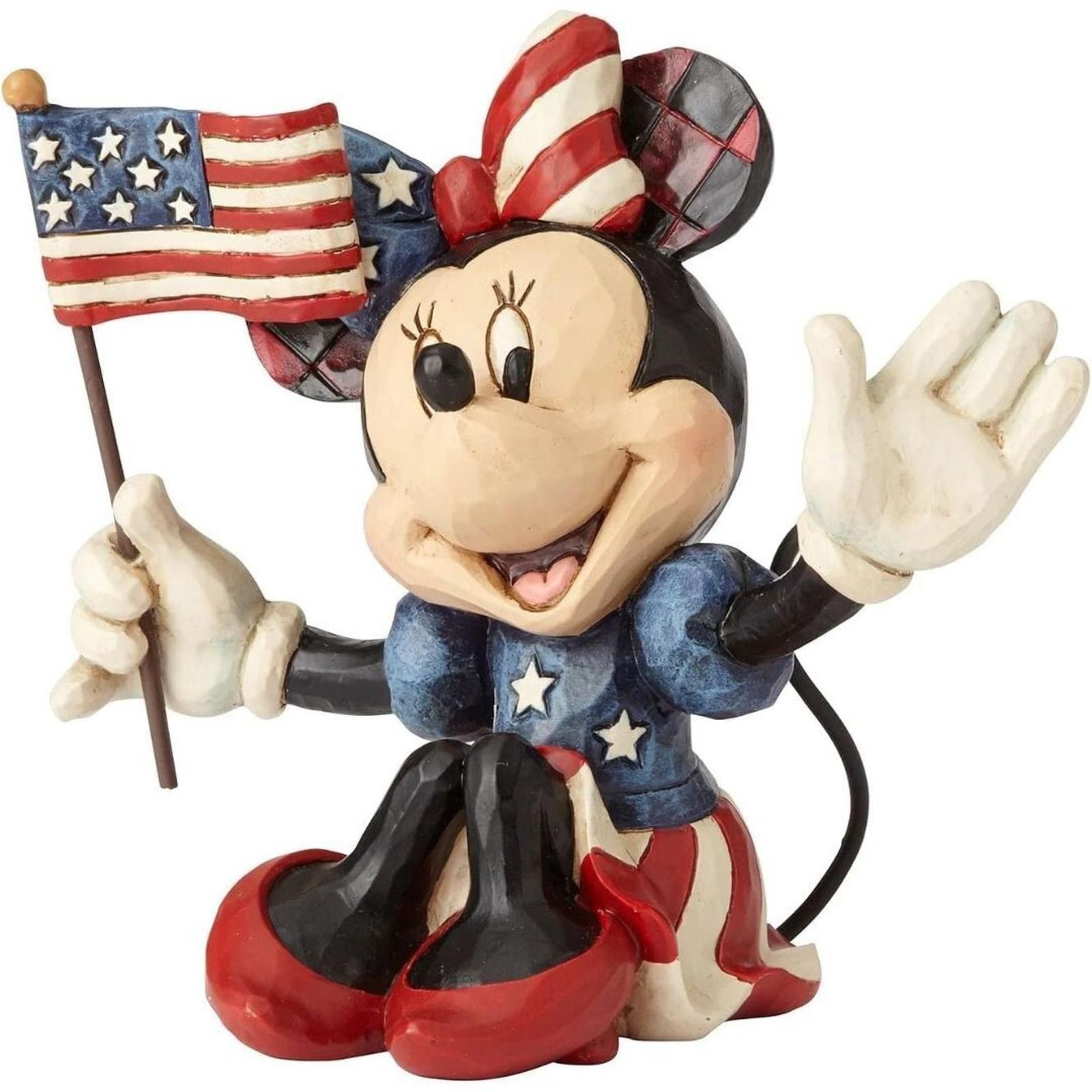 Other Enesco Disney Traditions Patriotic Minnie Mouse Miniature Size ONE SIZE - 5 Thumbnail