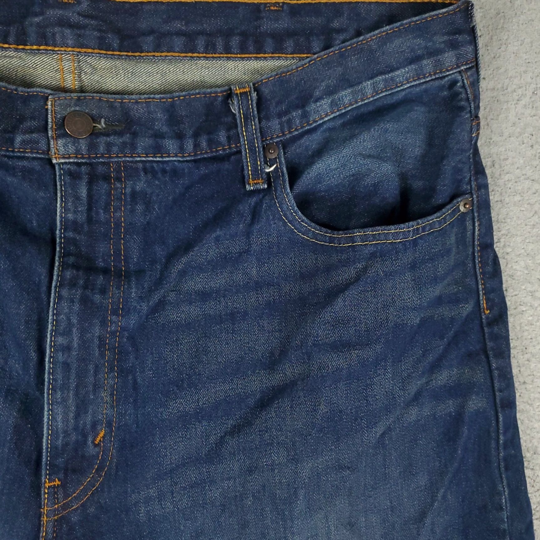 Levi's Levi's 569 Bermuda Shorts Mens Size 40 Blue Denim Loose Fit 5-Pocket Casual Size US 40 / EU 56 - 3 Thumbnail