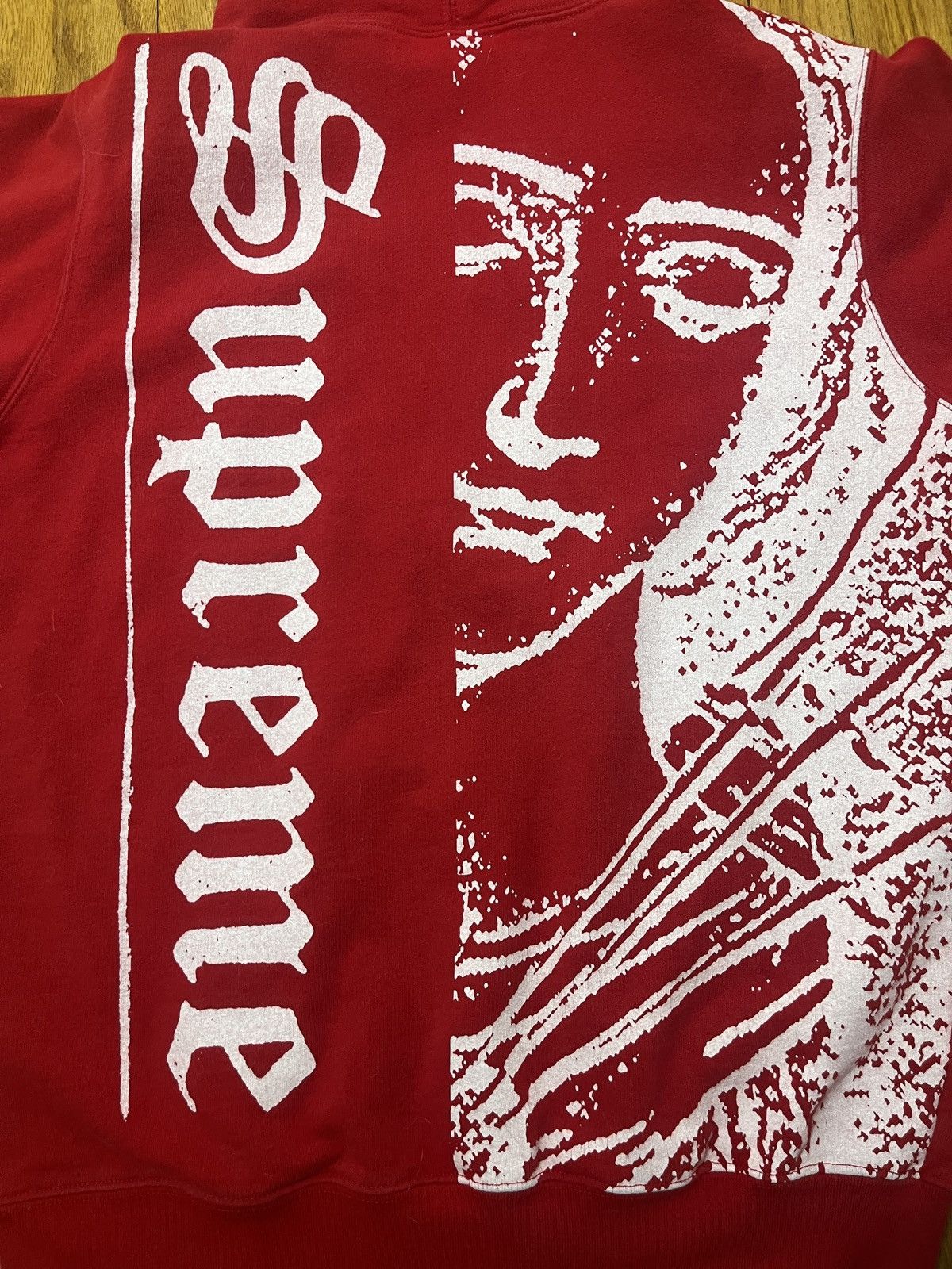 Supreme Supreme Mary Hooded Sweatshirt ‘Red’ Size US M / EU 48-50 / 2 - 12 Thumbnail