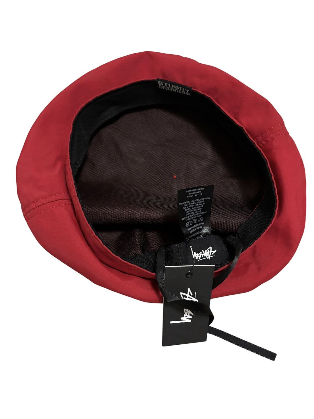 Stussy Stussy Red Beret Hat One Size Size ONE SIZE - 3 Thumbnail
