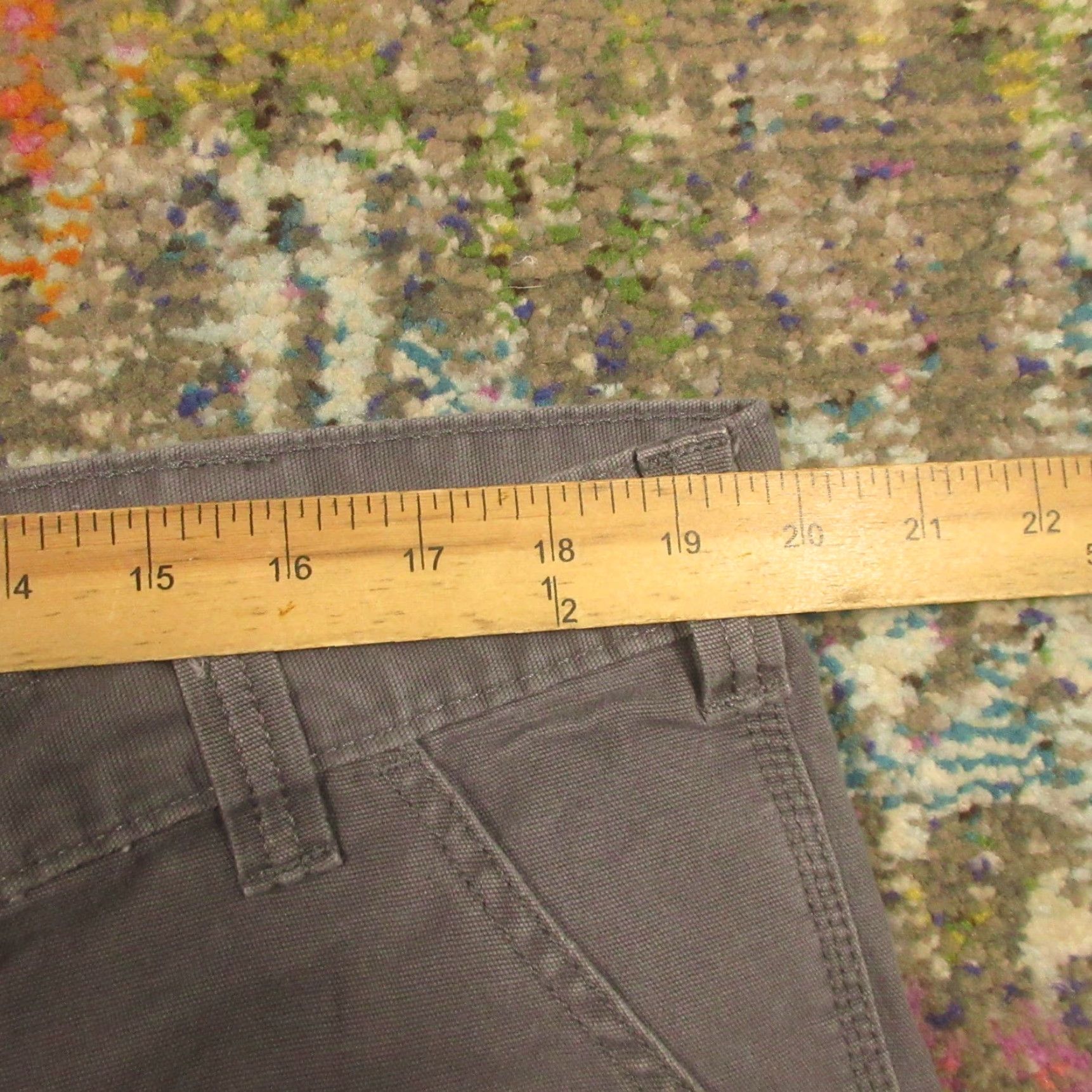 Carhartt Carhartt Shorts Cargo Work Gray 40 Mens Relaxed Canvas Rugged Flex Inseam 10in Pockets Logo Zip Easy Care Machine Washable Size US 40 / EU 56 - 7 Thumbnail