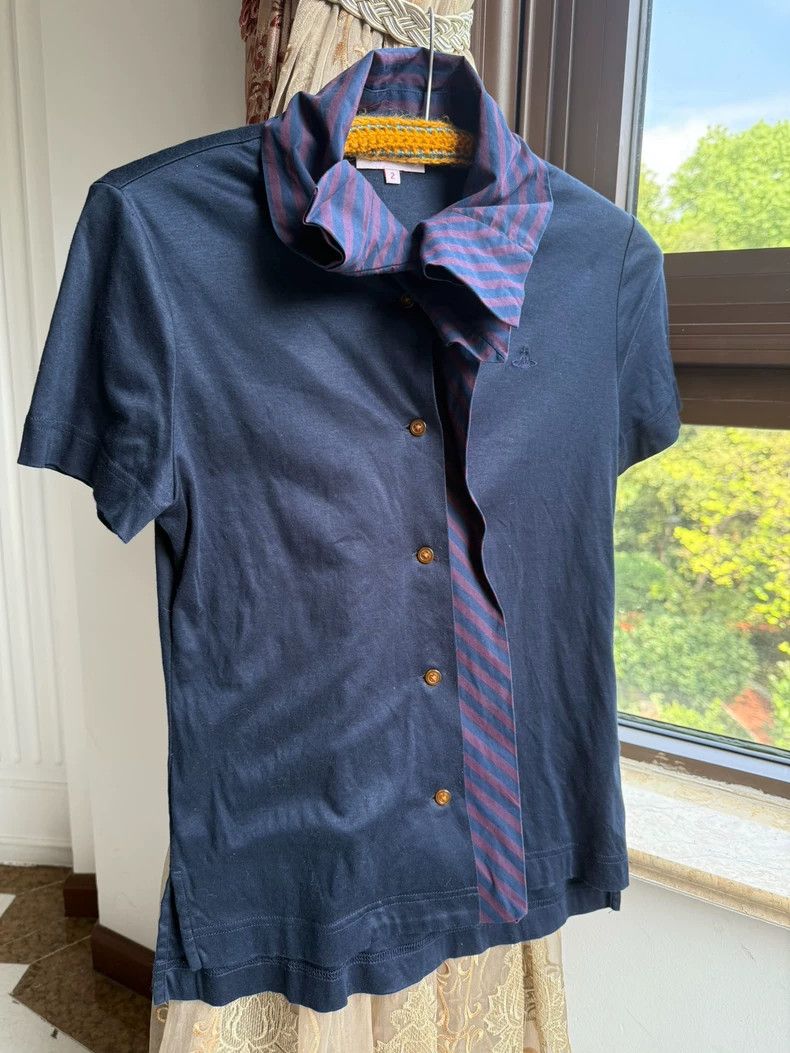 Vivienne Westwood Vivienne Westwood size2 Short-sleeved shirt with collar Size S / US 4 / IT 40 - 1 Thumbnail