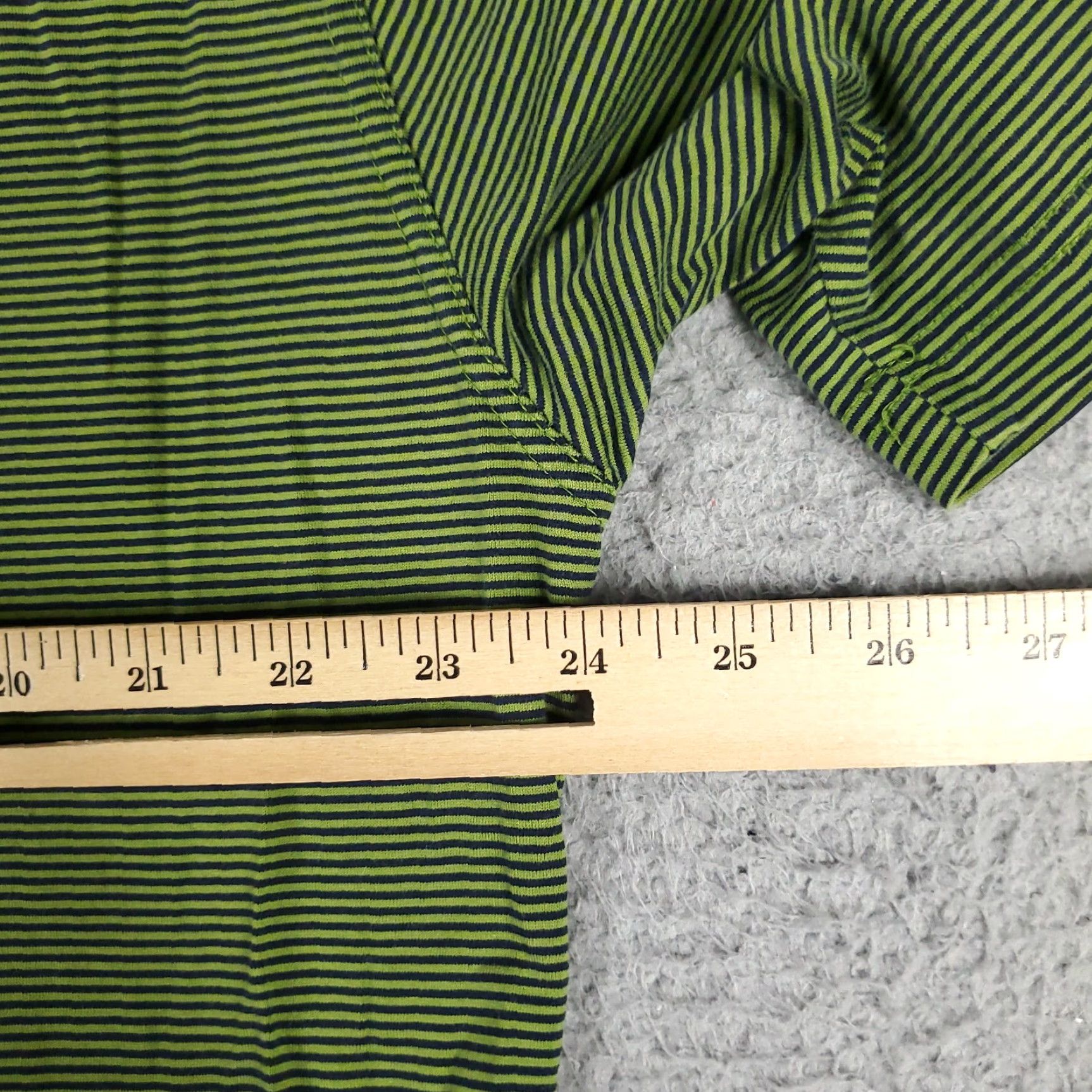 Vintage Greg Norman Polo Shirt Men’s XL Green Striped Cotton Short Sleeve Mens Size US XL / EU 56 / 4 - 5 Thumbnail