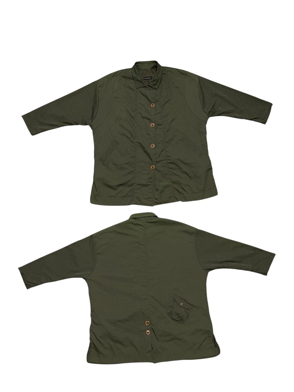 Yohji Yamamoto 1990s Y’S COLLECTION YOHJI YAMAMOTO BUTTON UP JACKET Size US L / EU 52-54 / 3 - 1 Thumbnail