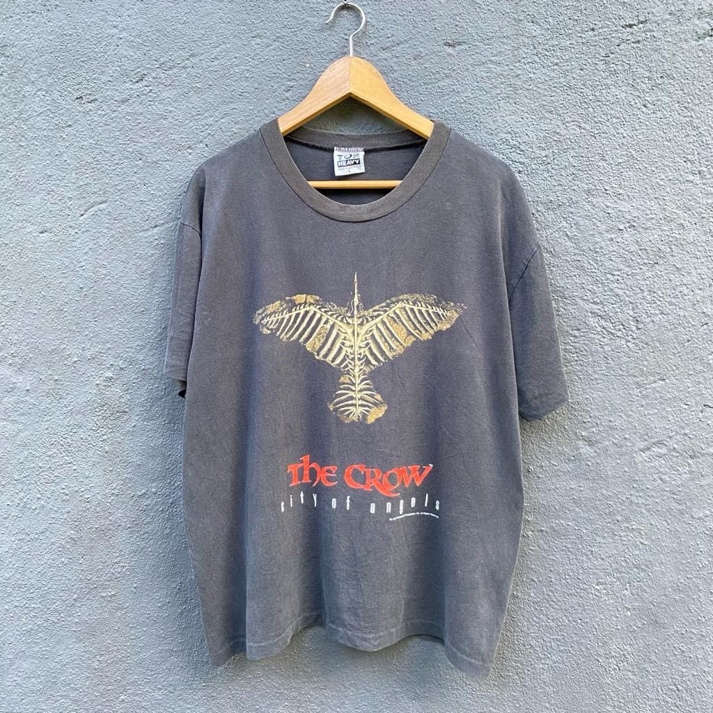 Vintage Vintage Faded 90s The Crow City Of Angles Movie Tee Size US L / EU 52-54 / 3 - 1 Thumbnail