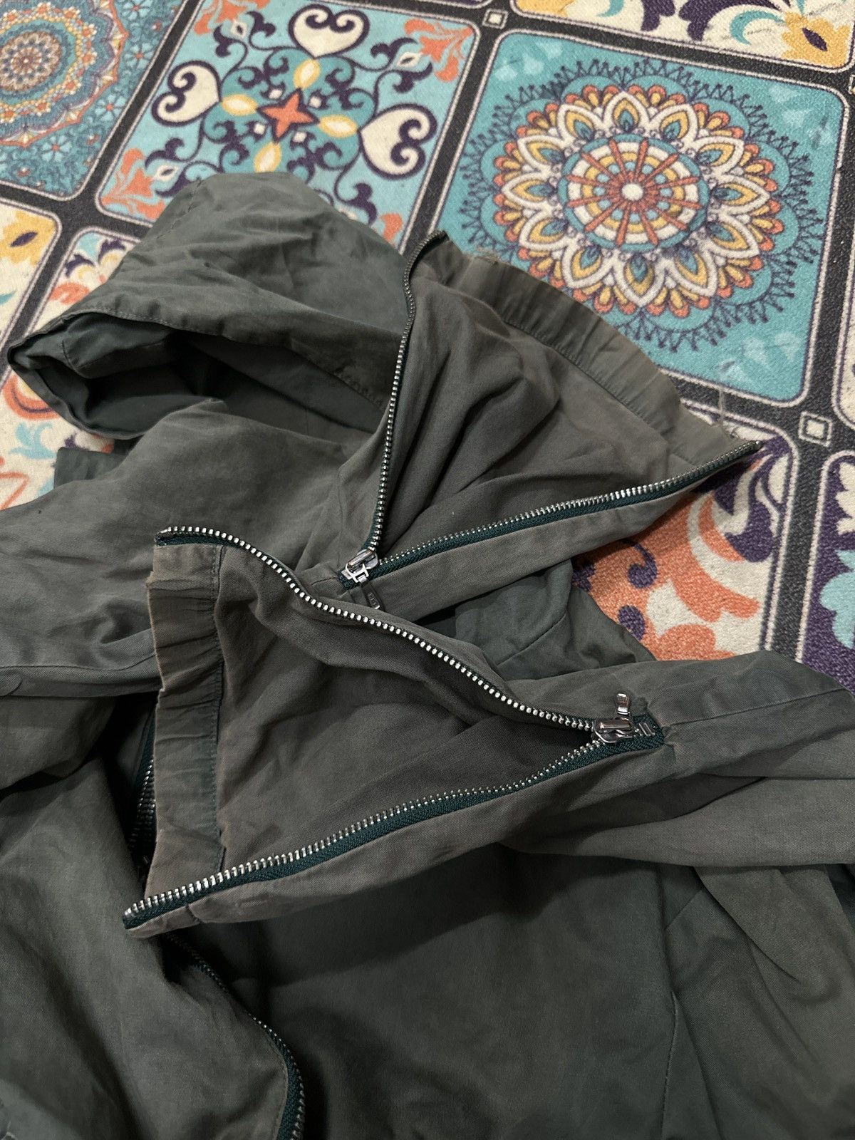 Le Grande Bleu (L.G.B.) Harlem Rouge Japanese Brand Asymmetrical Zipper Jacket Hood Size US M / EU 48-50 / 2 - 18 Thumbnail
