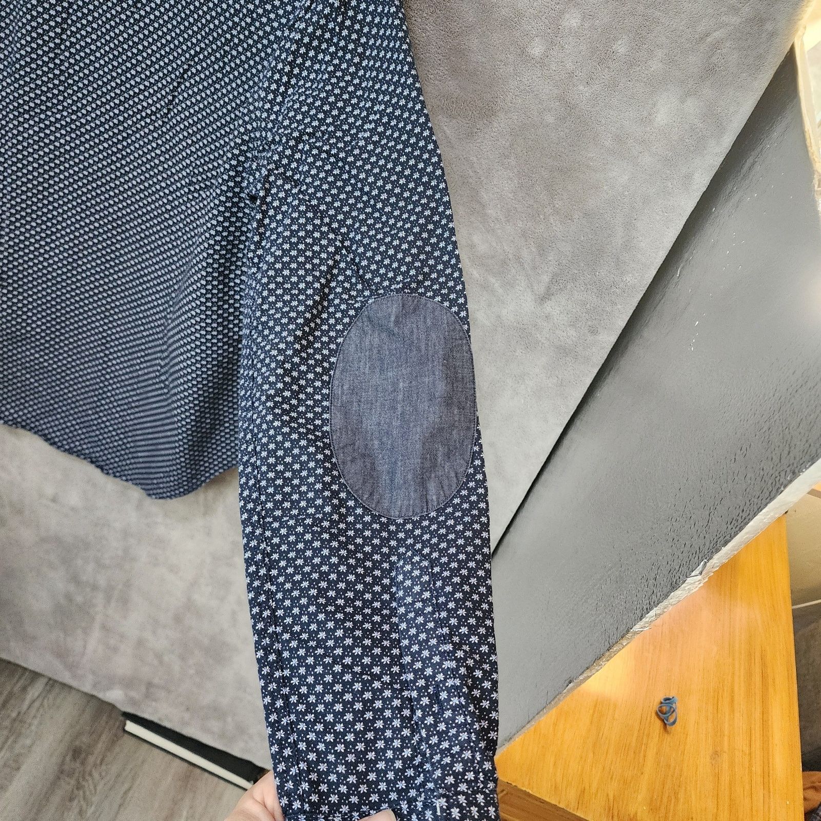 Zara Zara Man Slim Fit Dark Gray Long Sleeve Shirt Size US L / EU 52-54 / 3 - 3 Thumbnail