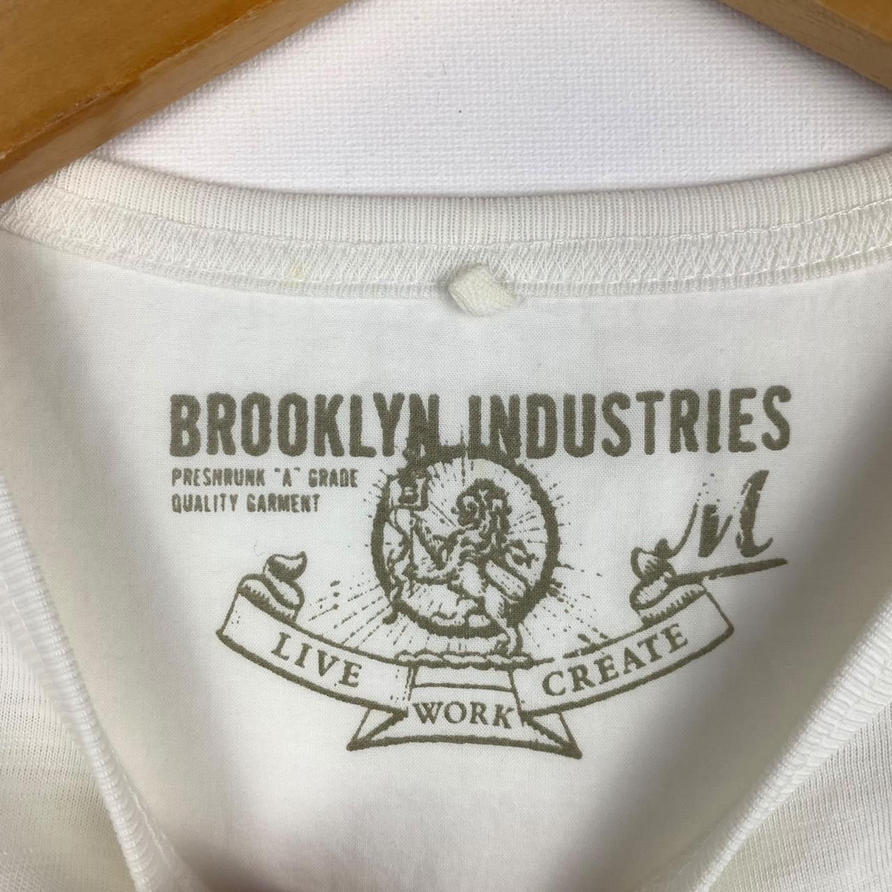 Brooklyn Clothing BROOKLYN INDUSTRIES 98 Live Work Create Skateboard Tee Size US M / EU 48-50 / 2 - 3 Thumbnail