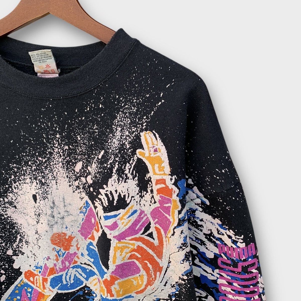 Puma VINTAGE 90s PUMA SNOWBOARDING CREWNECK BIG GRAPHICS NEON Size US L / EU 52-54 / 3 - 5 Thumbnail