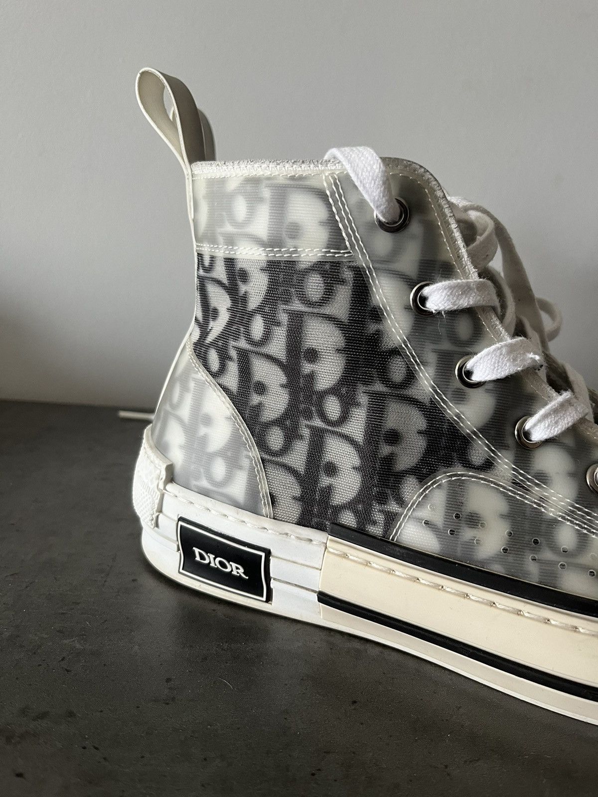 Dior Dior b23 monogram hi-top sneakers Size US 7.5 / EU 40-41 - 14 Thumbnail