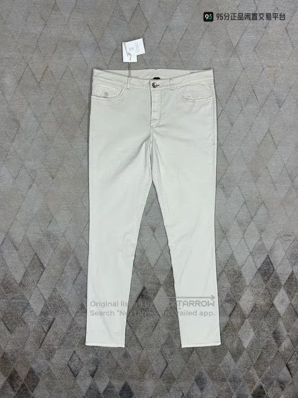Brunello Cucinelli Brunello Cucinelli Men's Sea Island Cotton Casual Pants. Size US 32 / EU 48 - 3 Thumbnail