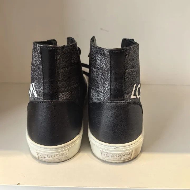 Louis Vuitton Louis Vuitton Tattoo LV Fashion Sneakers Black -2508 Size US 8.5 / EU 41-42 - 3 Thumbnail