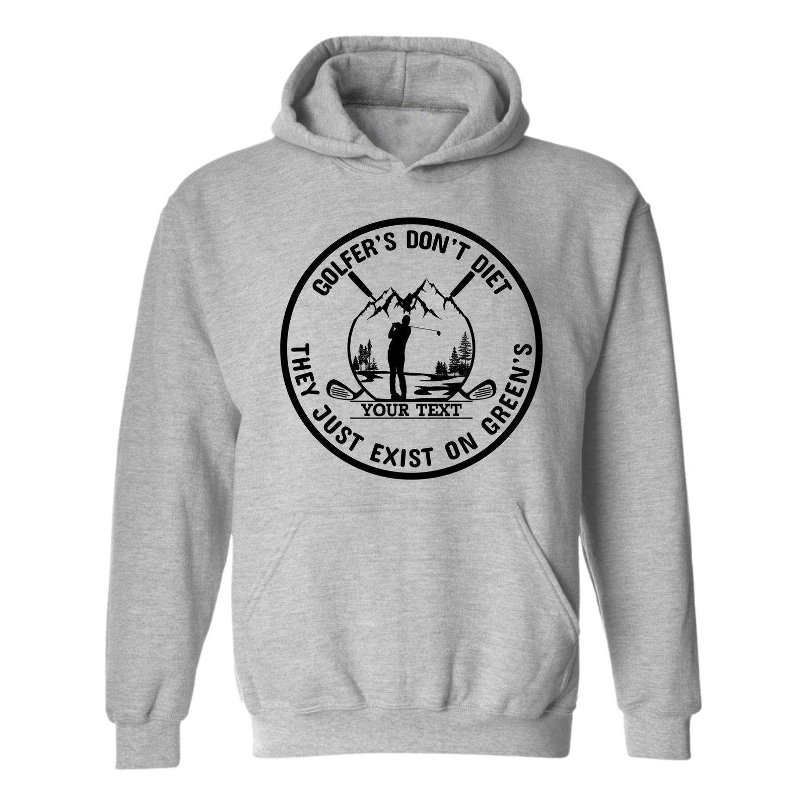 & Other Stories Golf Hoodie Golfers Dont Diet Custom Name Golfer Sweatshirt Size US L / EU 52-54 / 3 - 5 Thumbnail