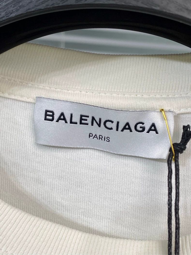 Balenciaga Balenciaga Short-sleeve T-shirt with double B lettering pr Size US XS / EU 42 / 0 - 3 Thumbnail