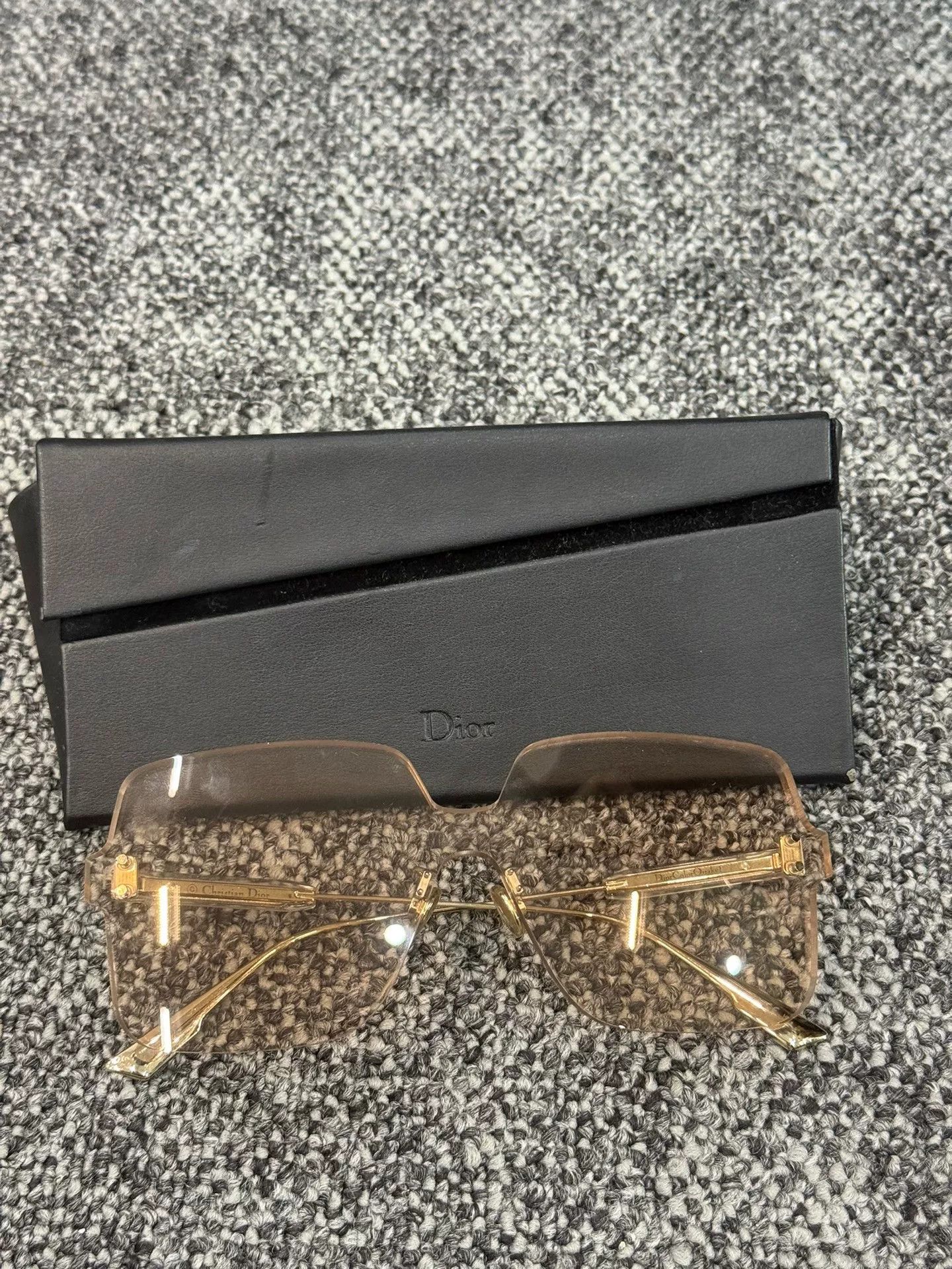 Dior Dior Gold Sunglasses Size ONE SIZE - 1 Preview